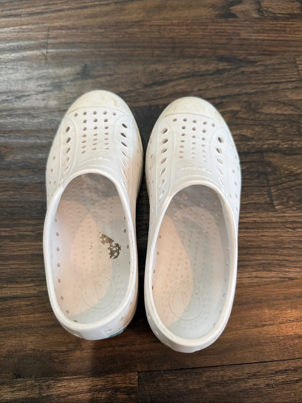 Native Kids Slip-On Water Shoes in White